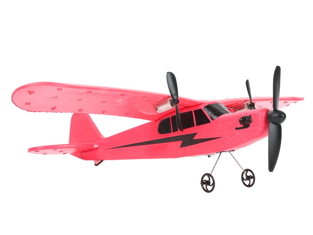 Радиоуправляемый самолет электро - FX803 Piper J-3 Красный (EPP)